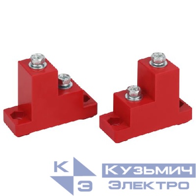 Изолятор шинный ступенчатый NO-224-156 ИС2-25 М8 с болтами 7.5кВ Эра Б0065697