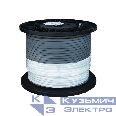 Кабель греющий саморег. SRL24-2CR экранир. 24Вт/м 0.93кв.мм/49м бытовой (уп.200м) PROCONNECT 51-0285