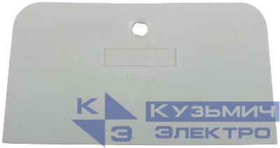 Шпатель 150мм резиновый бел. КУРС 06859