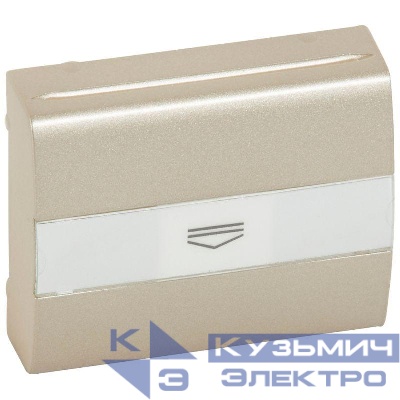 Панель лицевая для выкл. с ключ-картой титан Galea Life Leg 771454