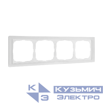 Рамка 4-м ArtGallery Pure матов. органич. стекло бел. SE GAL330104