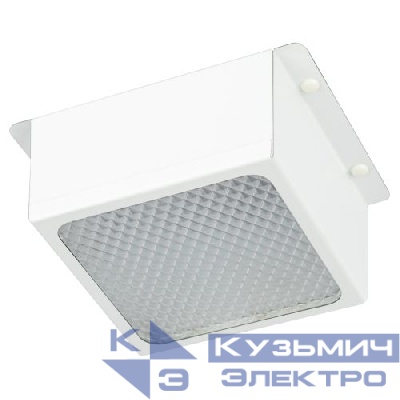 Светильник светодиодный DVO21-08-O-4K80-5 8Вт 4000К 650лм грильято 100х100 Домино бел. опал Эра Б0069631