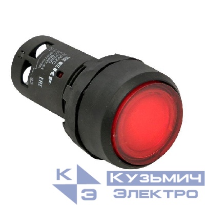 Кнопка SW2C-10D с подсветкой красн. NC 230В PROxima EKF sw2c-md-r-nc