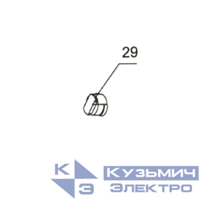 Запчасть №29 для FD301R. Заглушка