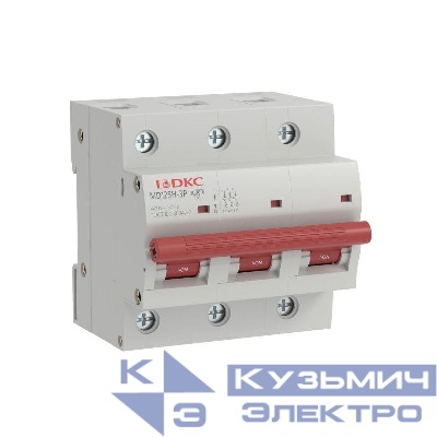 Выключатель автоматический модульный max типа MD125H 10кА 3п C 125А YON MD125H-3PC125