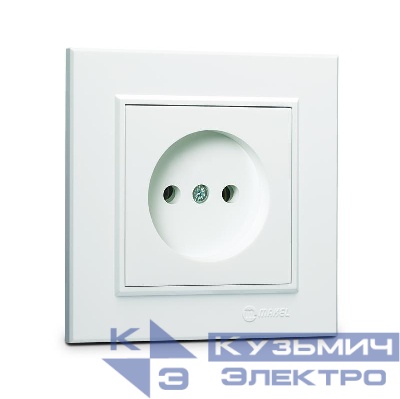 Розетка б/з (Керамика) СП Karea 16А IP20 бел. Makel 56001002