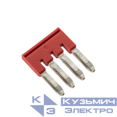 Перемычка вставная для клемм на 2.5 кв.мм 4-х полюсная (уп.100шт) DKC SBF-4-5