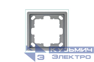 Рамка 1-м СП FD никель Jasmart FD1001NI