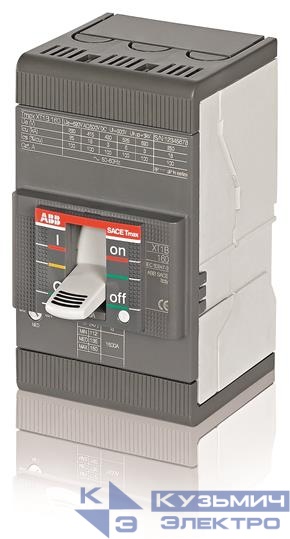 Выключатель автоматический 3п XT1C 160 TMD 100-1000 3p F F ABB 1SDA067397R1