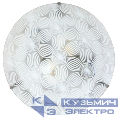 Светильник НПБ 01-2х60-139 М16 "Васильки" 300 матов. бел./клипсы штамп метал. (инд. упак.) Элетех 1005209266