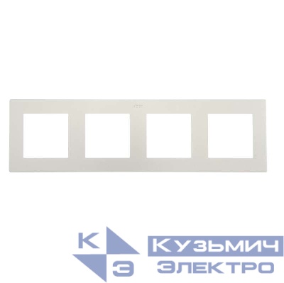 Рамка 4-м Simon24 алюм. 2400640-033