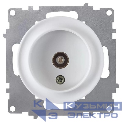 Розетка телевизионная TV 1-м СП Florence механизм бел. (1E21101300) OneKeyElectro 2172773