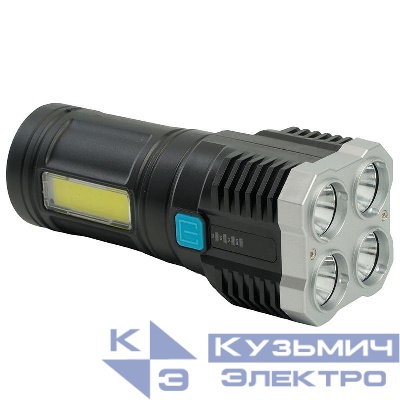 Фонарь светодиодный ручной аккумуляторный TH2409 USB FERON 48789