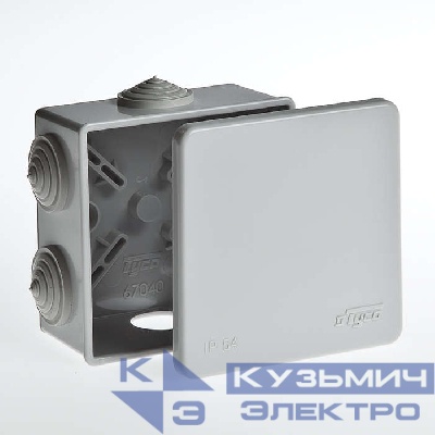 Коробка распределительная ОП 85х85х40мм IP54 Ruvinil 67040