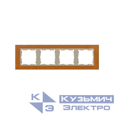 Рамка 4-м Simon82 Nature дуб/шампань дерево Simon 82947-66