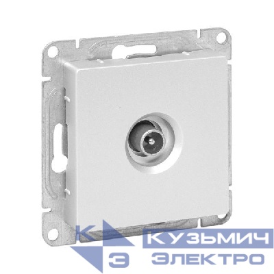 Розетка телевизионная проходная TV СП Эпика механизм алюм. EKF UP1-SOA-TV-2