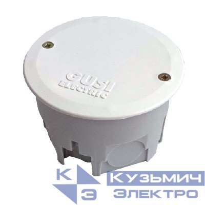 Коробка распределительная СП 68х45мм IP30 для сплошн. стен кругл. сер. ГУСИ С3В70К Евро