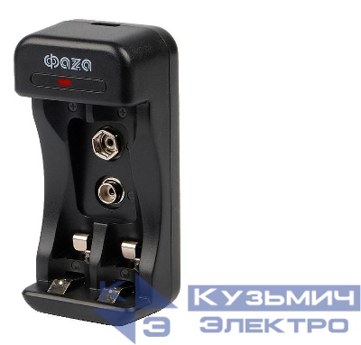 Устройство зарядное B-50USB Ni-Cd/Ni-MH (2хAA/2хAAA/1х9В "Крона") индикатор зарядки питание от USB кабель MicroUSB-USB в компл. ФАZА 5038806