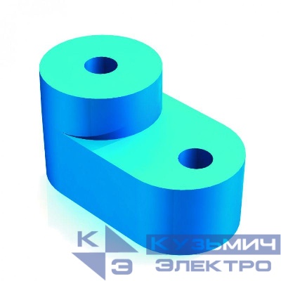 Изолятор угловой ИУ-101 для нулевой шины син. DEKraft 32253DEK