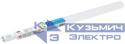 Лампа светодиодная 13Вт T8 линейная 1300лм 230В 6500К 600мм G13 IEK LLE-T8R-13-230-65-G13