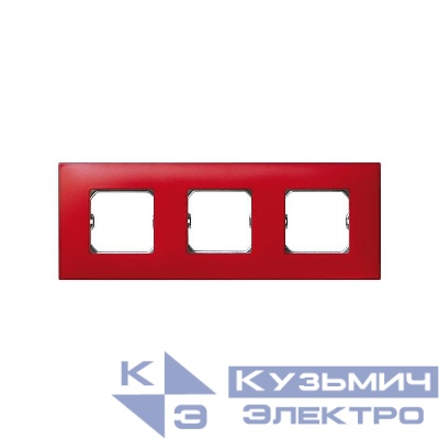 Рамка 3-м Simon27 Neos рубиновый Simon 27773-66