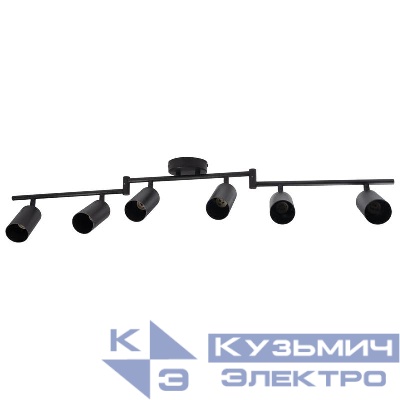 Светильник PCL-0606 6xGU10 IP20 230В BL настен./потолочн. декор. под лампу JazzWay 5066762