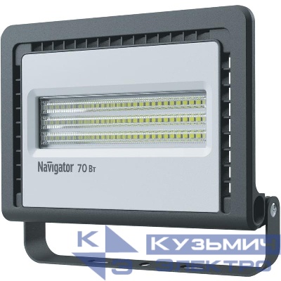 Прожектор светодиодный 14 147 NFL-01-70-4K-LED 70Вт 4000К IP65 5950лм черн. Navigator 14147