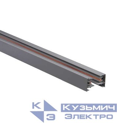 Шинопровод однофазный L2000 PTR 2M-GR накладной/подвесной для трекового освещения сер. Pro JazzWay 5023826