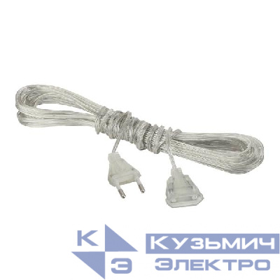 Удлинитель для гирлянд GE-5 прозр. 5м ФАZА 5047594