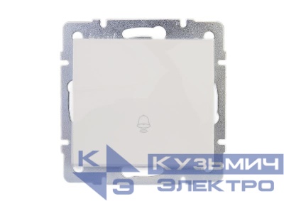 Механизм кнопки звонка Rain бел. LEZARD 703-0288-103