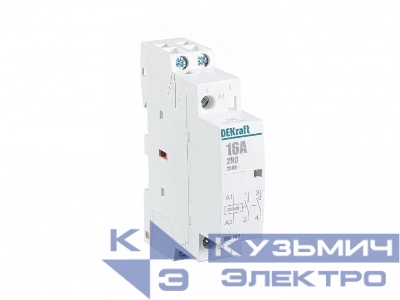 Контактор модульный МК-103 2НО 16А 230В DEKraft 18050DEK