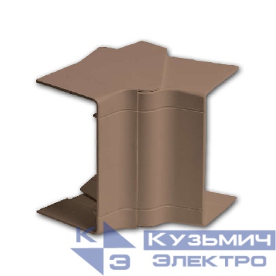 Угол для кабель-канала РКК внутренний 100х60/40 разводной корич. Ruvinil УВН-100х60-К