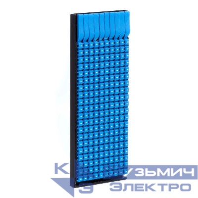 Маркер для кабеля сечением 4-6мм символ „-” голуб. DKC MKSMBLS3