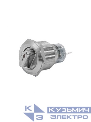 Переключатель GQ22-L-11X/23/S IP40 1НО+1НЗ на 2 положения без фиксации I-II d22мм метал. Электротехник ET259209