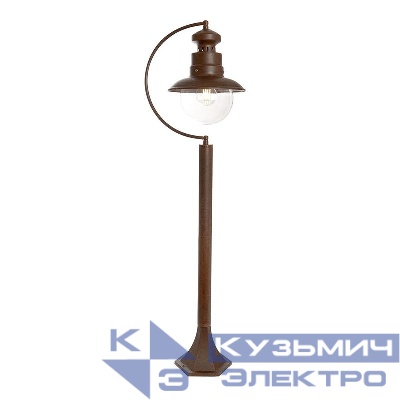 Светильник PL576 60Вт IP44 230В садово-парковый коричн. FERON 11624