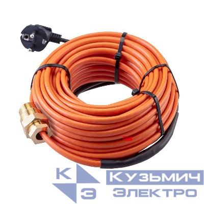 Кабель греющий саморег. 10 ККНС 2ЛПп-ЭЛ 65/85 в трубу 10м/100Вт PROconnect 51-0605-4