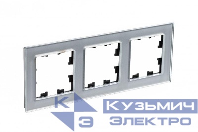 Рамка 3-м AtlasDesign Nature стекло алюм. SE ATN320303
