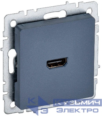 Розетка СП BRITE HDMI РHDMI-0-БрМ механизм маренго IEK BR-H10-K35