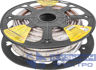 Лента светодиодная 61 646 NLS-2835СW180-10-IP67-220V R20 (уп.20м) Navigator 61646