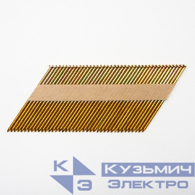 Реечные гвозди по дереву тип D34 (3,05х75, RIEG гальв. кольц. накат., 2000 шт/уп) FEDAST