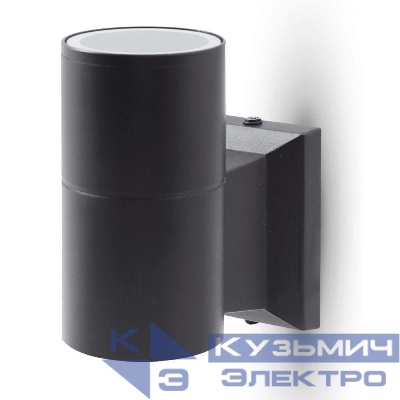 Светильник уличный фасадный металлический IP54 LGU10-02 C02 черн. Camelion 15387
