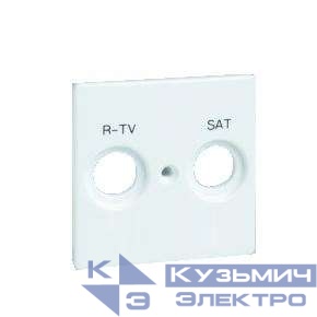 Накладка розетки R-TV+SAT Simon82 одиноч. графит 82097-38