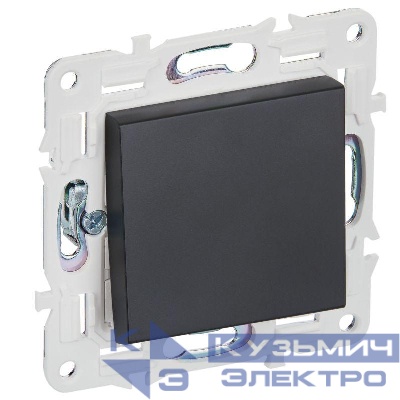 Выключатель перекрестный 1-кл. SKANDY 10А SK-V03Bl черн. IEK SK-V13-0-10-K02