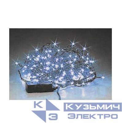 Гирлянда ILD200C-GW 200LED 20м 8 реж. бел. SHlights 4690601041906