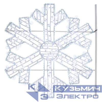 Фигура светодиодная "Снежинка" 125х120см 200LED бел. 60.5Вт IP65 Neon-Night 501-359