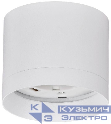 Светильник 4015 накладной потолочный под лампу GX53 бел. IEK LT-UPB0-4015-GX53-1-K01