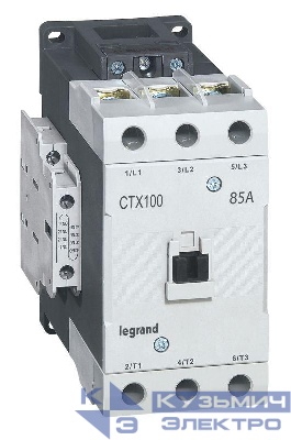 Контактор CTX3 3п 85А кат. 230В AC 2НО+2НЗ Leg 416206