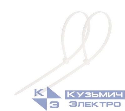 Хомут кабельный 7.6х200 нейл. бел. (уп.100шт) Rexant 07-0202
