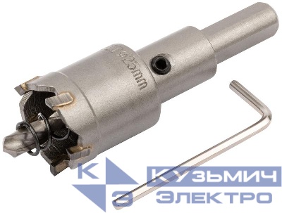 Коронка кольцевая с карбидными вставками Профи 25мм для отверст. в нерж. стали FIT 36825