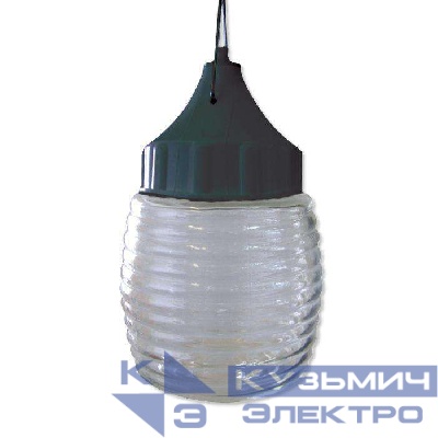 Светильник НСП 03-60-001 "Бочонок" d120 IP53 корпус пластик черный Элетех 1005550238